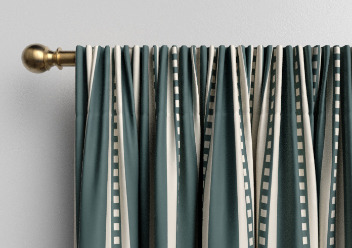 The British Stripe Co. Edgar, Teignbridge No.1 - Made to Measure Curtains - Image 9